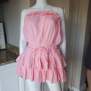Pants Store Size Medium Cute Pink 100% Cotton Romper